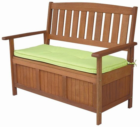 Obrázek z ALDOTRADE dřevěná lavice DIANA s úložným prostorem 