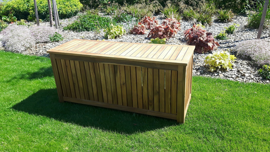 Picture of Aldotrade wooden storage box Romeo wood acacia