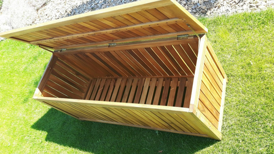Picture of Aldotrade wooden storage box Romeo wood acacia