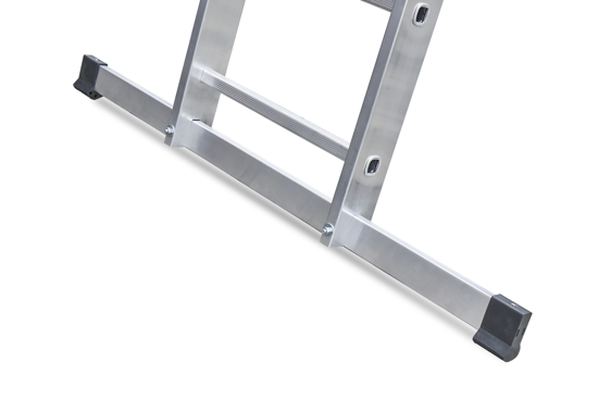 Picture of Aldotrade aluminum ladder 3x10 partitions Profi three -piece