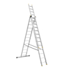 Picture of Aldotrade aluminum ladder 3x13 partition Profi three -part