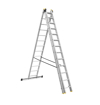 Picture of Aldotrade aluminum ladder 3x13 partition Profi three -part