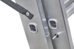 Picture of Aldotrade aluminum ladder 3x13 partition Profi three -part