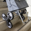 Picture of Aldotrade shopping bag on wheels up stairs Madrid gray