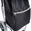 Picture of Aldotrade shopping bag on wheels with seat Comfort - black