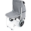 Picture of Aldotrade shopping bag on wheels with seat Comfort - gray