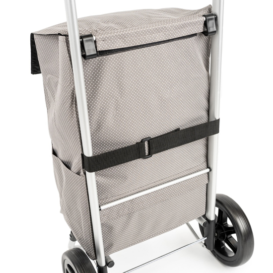 Picture of Aldotrade Shopping bag on wheels VIENA gray
