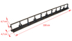 Picture of Gutta Guttagarden curb 45 x 1000 mm