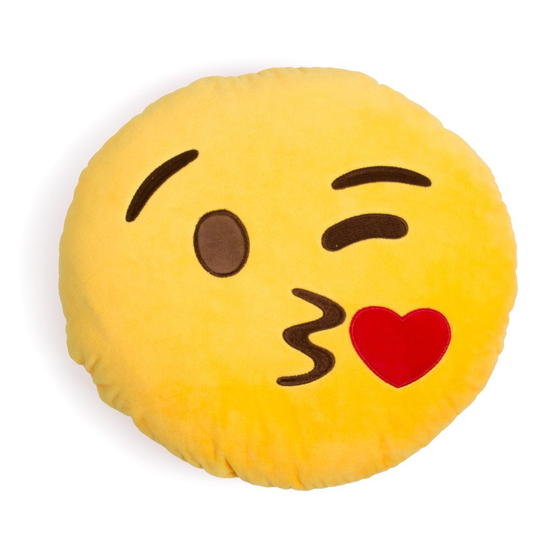 Obrázek z ALDOTRADE Polštář smajlík Emoji KISS 