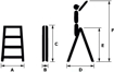 Picture of ALDOTRADE steps double -sided professional al 2x7