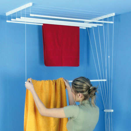 Picture of Aldotrade ceiling clothes dryer Ideal 6 bars 220 cm