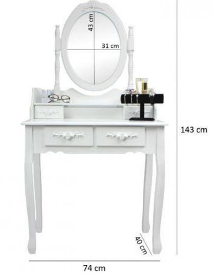 Picture of Aldotrade Emilie 143x70x40cm with Tab.