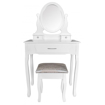 Picture of Aldotrade toilet cosmetic table Sofia 73x40x132cm with taburet