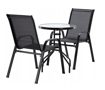 Picture of Aldotrade garden balcony set Stela black