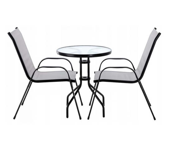 Picture of Aldotrade garden balcony set Stela gray