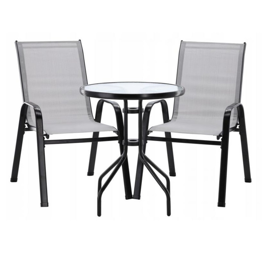 Picture of Aldotrade garden balcony set Stela gray