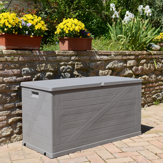 Picture of ALDOTRADE GARDEN BOX FOR PASTRY WOOD 420L Gray