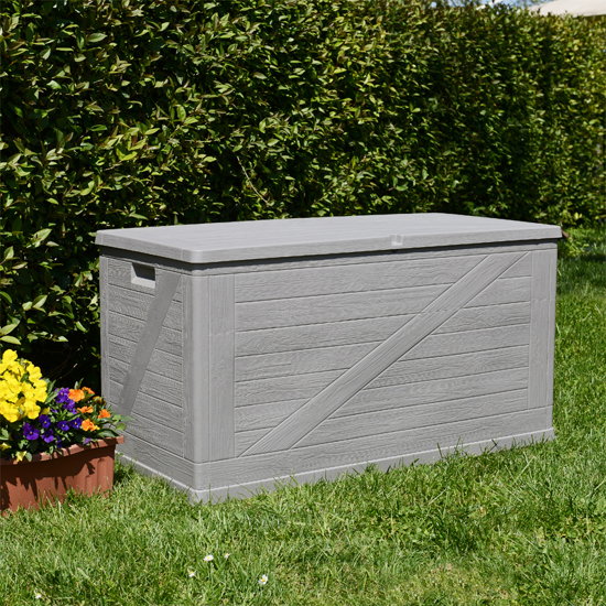 Picture of ALDOTRADE GARDEN BOX FOR PASTRY WOOD 420L Gray