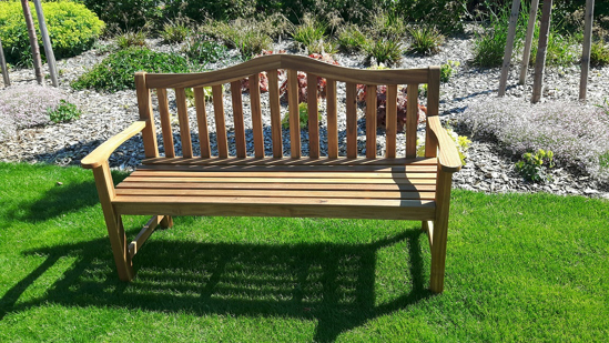 Picture of Aldotrade garden wooden bench Doris wood acacia