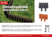 Picture of ALDOTRADE Garden hem palisade pin 2.8m
