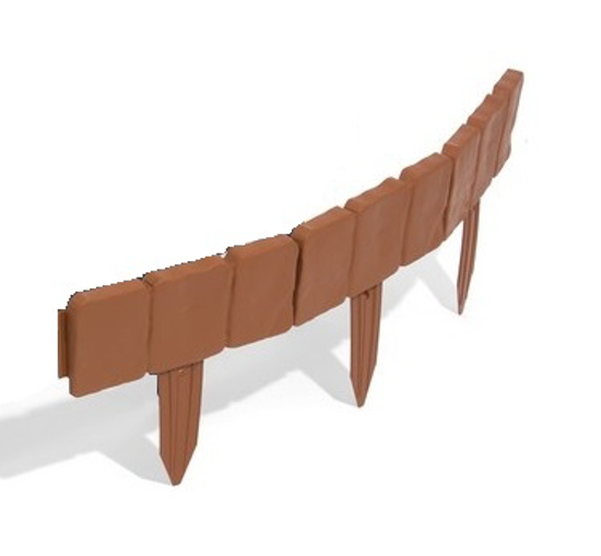 Picture of ALDOTRADE Garden curb rim the lawn plastic stone 2.5m