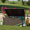 Picture of Aldotrade Garden Storage Box for Tools and Pillings Santorini Plus