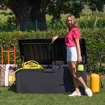 Picture of Aldotrade Garden Storage Box for Tools and Pillings Santorini Plus
