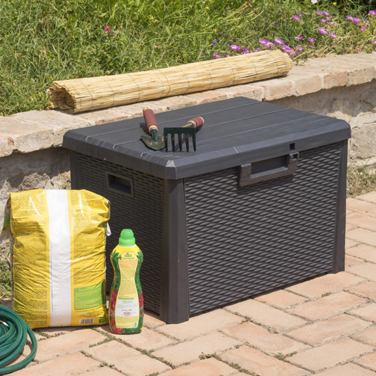 Picture of Aldotrade garden storage box for pads and tools Nevada small