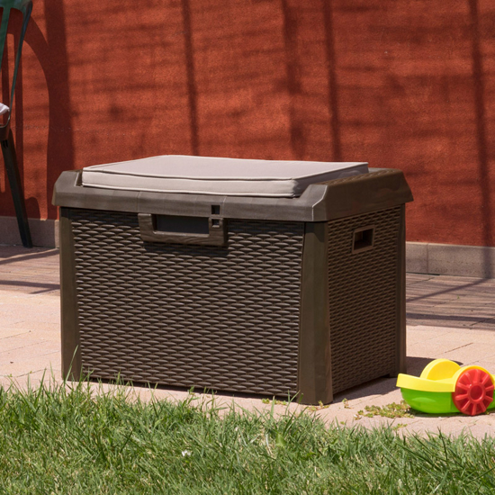Picture of Aldotrade Garden storage box for pads Santorini plus small