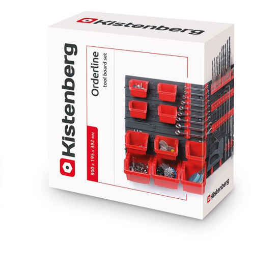 Picture of Kistenberg hanging panel with 10 boxes and 22 ORDERLINE holders