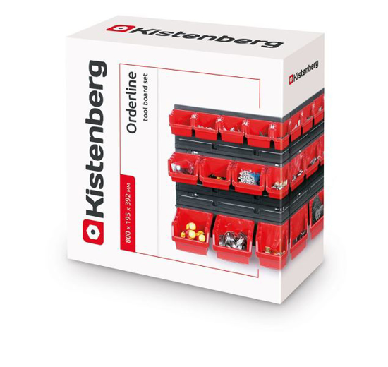 Picture of KISTENBERG Hanging panel with 24 Boxes for ORDERLINE tools