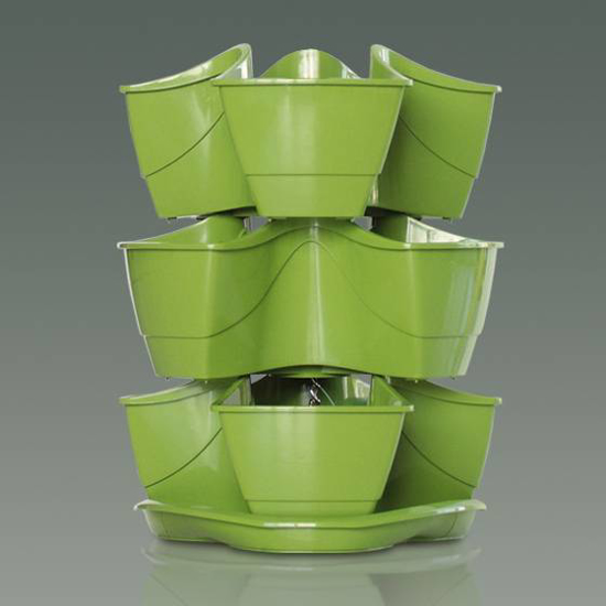 Picture of Flower pot for herbs cascade Coubi 3 floors