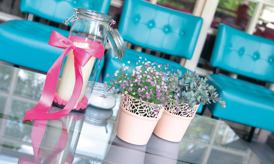 Picture of Flower pot with lace Naturo 14.5 cm