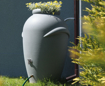 Picture of Barrel on rainwater Garden amphora gray