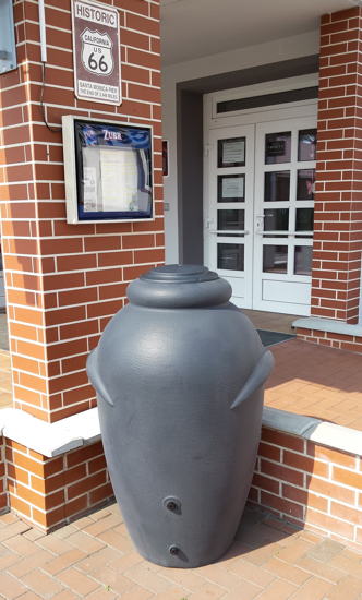 Picture of Barrel on rainwater Garden amphora anthracite