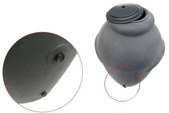 Picture of Barrel on rainwater Garden amphora anthracite