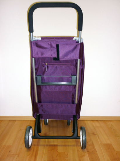 Picture of Shopping bag on wheels Twin purple