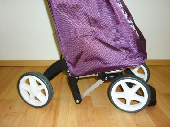 Picture of Shopping bag on wheels Twin purple