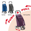 Picture of Shopping bag on wheels Twin gray