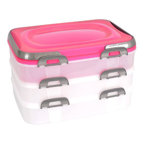 Picture of Plastic jar with handles picnic 3 floors