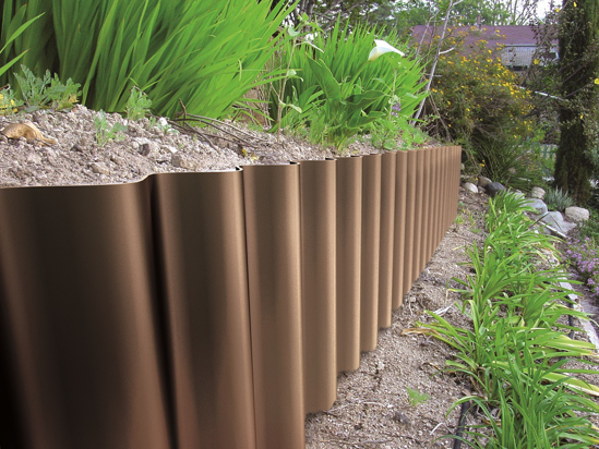 Picture of Lawn rib palisade plastic brown
