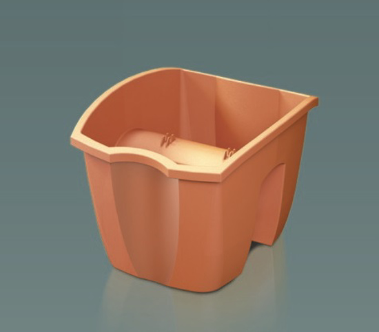 Picture of Box of flower pot for balcony railing Crown 240