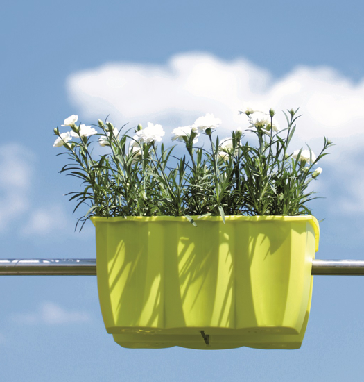 Picture of Box of flower pot for balcony railing Crown 400