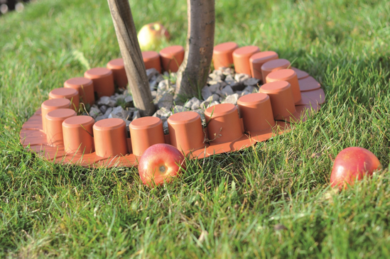 Picture of Garden plastic palisade curb HAPPY GRASS IPAL 7 - 4.05m
