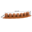 Picture of Garden plastic palisade curb HAPPY GRASS IPAL 7 - 4.05m