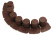 Picture of Garden plastic palisade curb HAPPY GRASS IPAL 7 - 4.05m