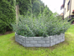 Picture of Garden plastic palisade curb rim of lawn 2.2m
