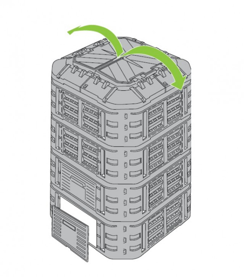 Picture of Multicompo 1120L composter