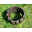 Picture of Aldotrade Garden Plastic Palisade half-wheel 2,15m