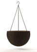Picture of Suspension flower pot Sphere brown
